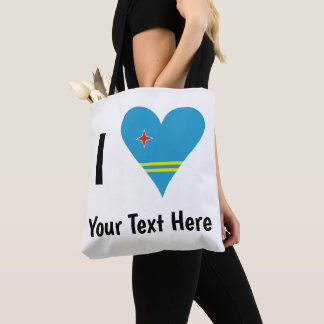 Ik hou van (Aruba-hartvlag) Persoonlijk  Tote Bag
