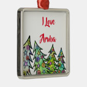 Ik hou van Aruba vakantie Ornament (Rechts)