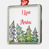 Ik hou van Aruba vakantie Ornament (Links)