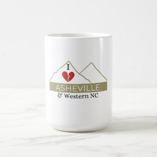 Ik hou van Asheville en Western NC Koffiemok