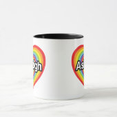 Ik hou van Ashleigh, regenbooghart Mok (Midden)
