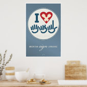 Ik hou van ASL. Poster (Keuken)