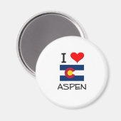 Ik hou van ASPEN Colorado Magneet (Voorkant / Achterkant)