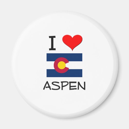 Ik hou van ASPEN Colorado Magneet (Voorkant)