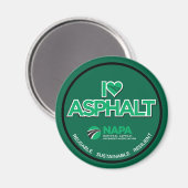 Ik hou van Asphalt Magnet (Voorkant / Achterkant)