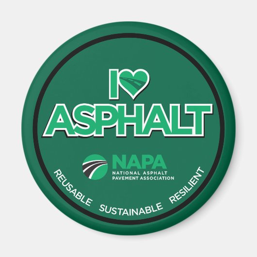 Ik hou van Asphalt Magnet (Voorkant)