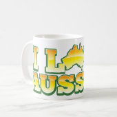 Ik hou van assie! Australiana Design Koffiemok (Voorkant links)