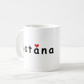 Ik hou van Astana Kazachstan Koffiemok (Voorkant links)