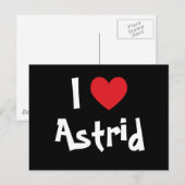 Ik hou van Astrid Briefkaart (Voorkant / Achterkant)