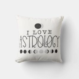 Ik hou van Astrologie Zon- en Maanfasen Kussen