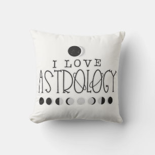 Ik hou van Astrologie Zon- en Maanfasen Kussen