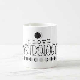 Ik hou van Astrology Sun & Moon Phases Koffiemok