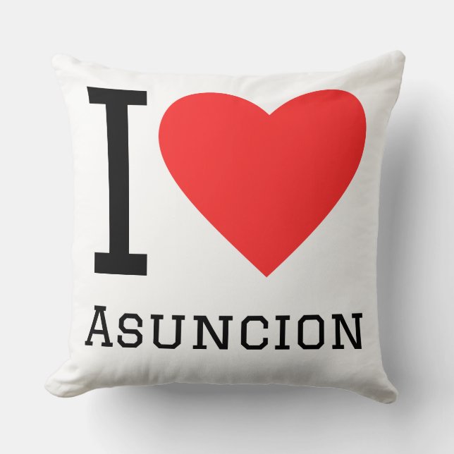 Ik hou van Asunción  Kussen (Voorkant)