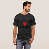 Ik hou van Athene Griekenland T-shirt (Voorkant volledig)