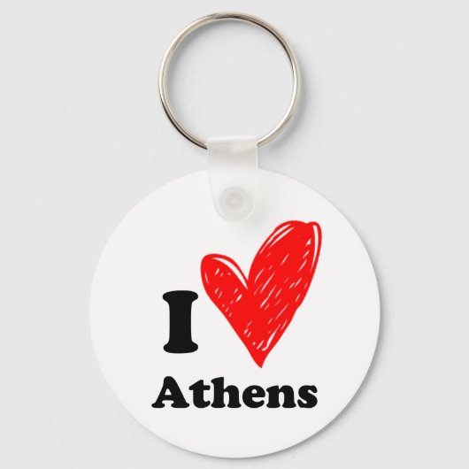 Ik hou van Athene Sleutelhanger (Voorkant)