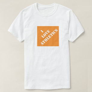 Ik hou van Athletics Funny Dad Humoureuze Vaderdag T-shirt