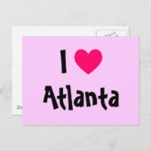 Ik hou van Atlanta Briefkaart (Voorkant / Achterkant)