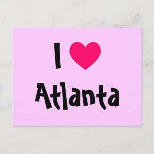 Ik hou van Atlanta Briefkaart