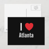 Ik hou van Atlanta Briefkaart (Voorkant / Achterkant)