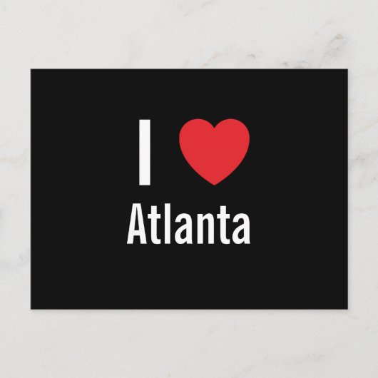 Ik hou van Atlanta Briefkaart (Voorkant)