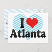Ik hou van Atlanta Briefkaart (Voorkant / Achterkant)