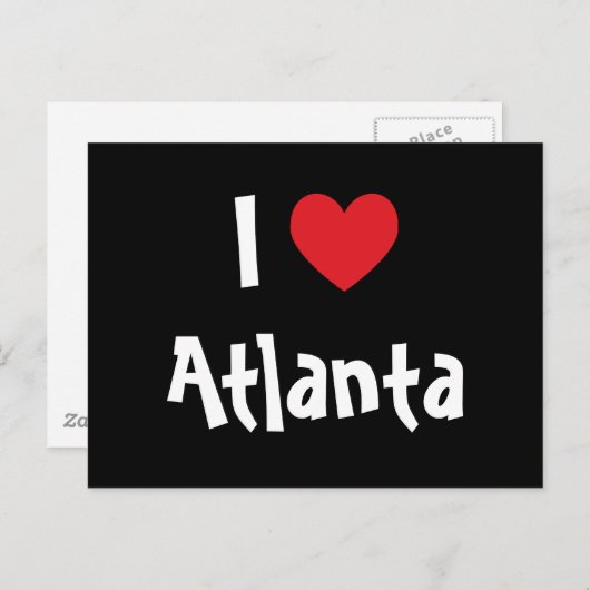 Ik hou van Atlanta Briefkaart (Voorkant / Achterkant)