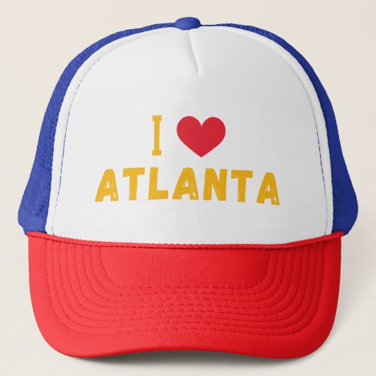 Ik hou van Atlanta, Georgia Trucker Pet (Voorkant)