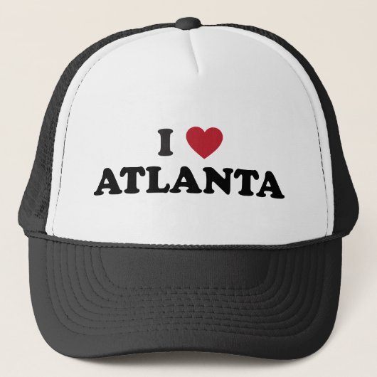 Ik hou van Atlanta Georgia Trucker Pet (Voorkant)