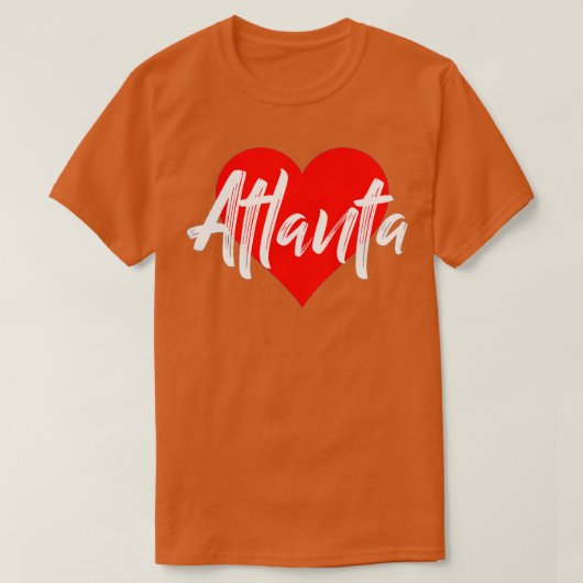 Ik hou van Atlanta Lover Tshirt Georgia Cute Gift (Design voorkant)