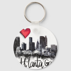 Ik hou van Atlanta Sleutelhanger
