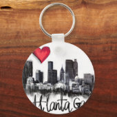 Ik hou van Atlanta Sleutelhanger (Voorkant)