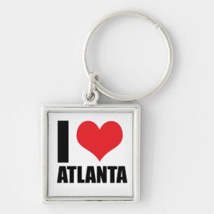 Ik hou van Atlanta USA Sleutelhanger