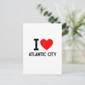 Ik hou van Atlantic City Briefkaart (Staand voorkant)