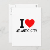 Ik hou van Atlantic City Briefkaart (Voorkant / Achterkant)