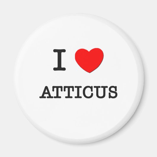 Ik hou van Atticus Magneet (Voorkant)