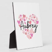 Ik hou van Aubrey Fotoplaat (Zijkant)