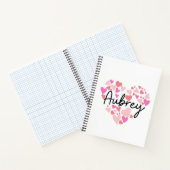 Ik hou van Aubrey Notitieboek (Binnen)