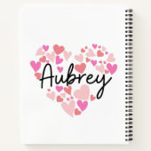 Ik hou van Aubrey Notitieboek (Achterkant)