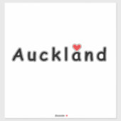Ik hou van Auckland Sticker (Vel)