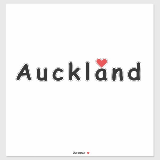 Ik hou van Auckland Sticker (Vel)