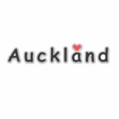 Ik hou van Auckland Sticker (Voorkant)