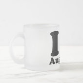 Ik hou van Augsburg Matglas Koffiemok (Links)