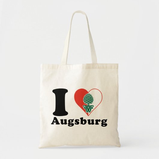 Ik hou van Augsburg Tote Bag (Voorkant)
