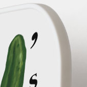 Ik hou van augurken & Pickleball gepersonaliseerd Pickleball Paddle (Links Detail)