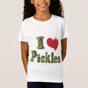 Ik hou van augurken t-shirt
