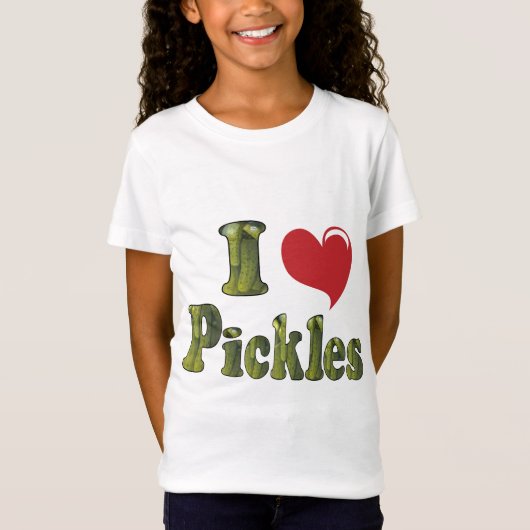 Ik hou van augurken t-shirt (Voorkant)