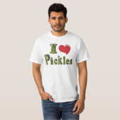 Ik hou van augurken t-shirt (Voorkant volledig)