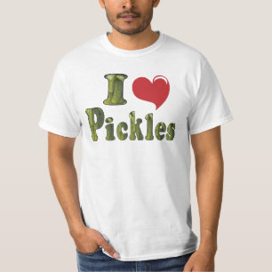 Ik hou van augurken t-shirt