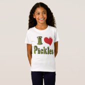 Ik hou van augurken t-shirt (Voorkant volledig)
