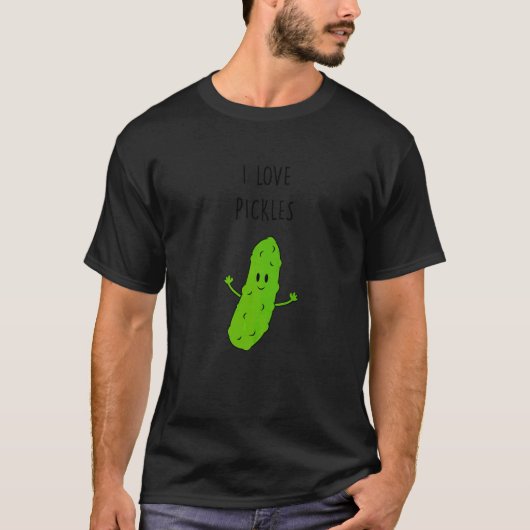 Ik hou van augurken t-shirt (Voorkant)